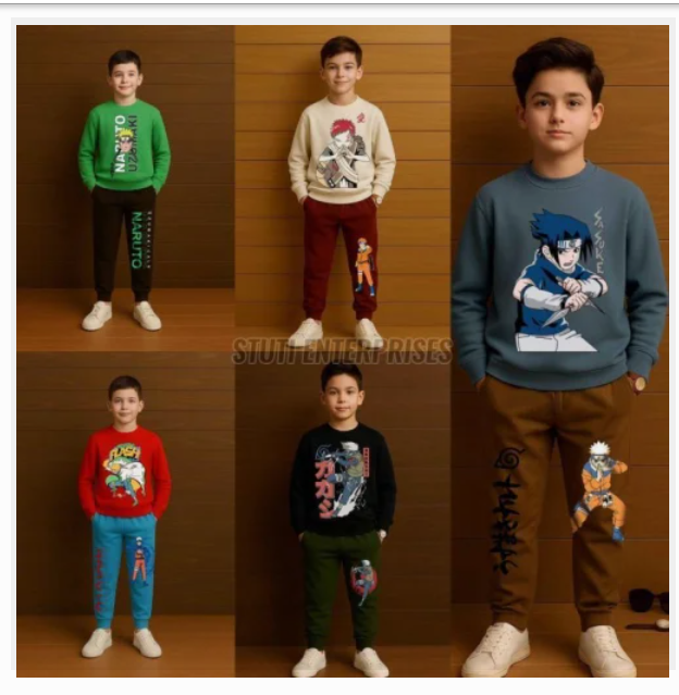 Boys Printed Tracksuit Set - Wholesale Kids Wear by STUTI ENTERPRISES by STUTI ENTERPRISES