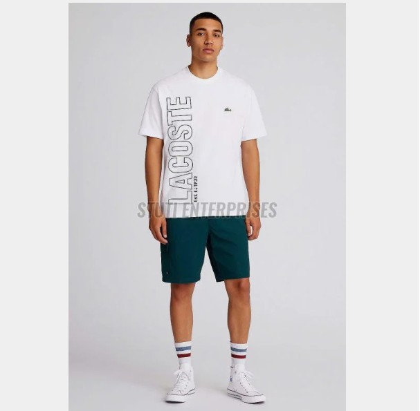 Wholesale Lacoste ESS LTP03 Men's Cotton T-Shirt | Bulk Branded Men's Clothing Distributor by STUTI ENTERPRISES
