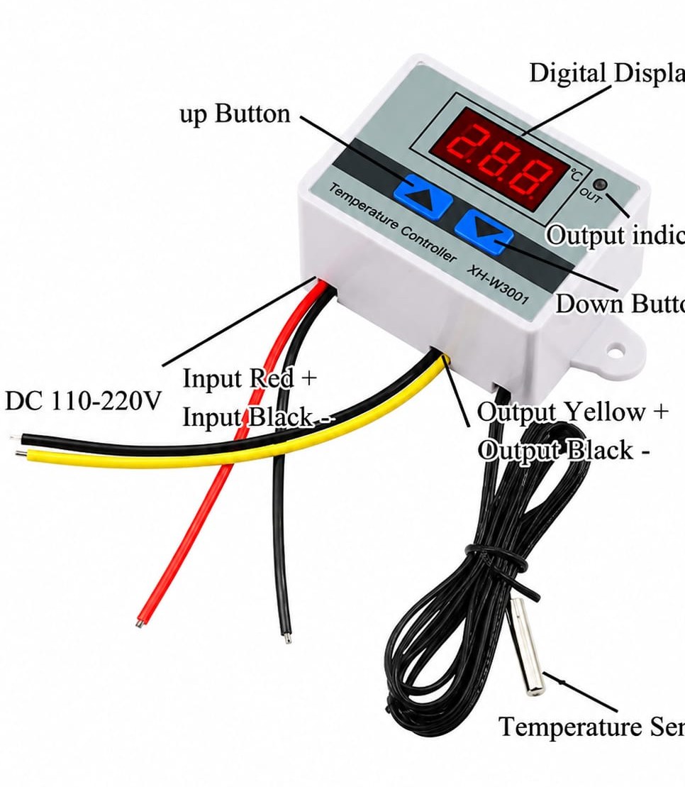 XH-W3001 Digital Temperature Controller Thermostat Control Switch by STAR GLOBAL IMPEX