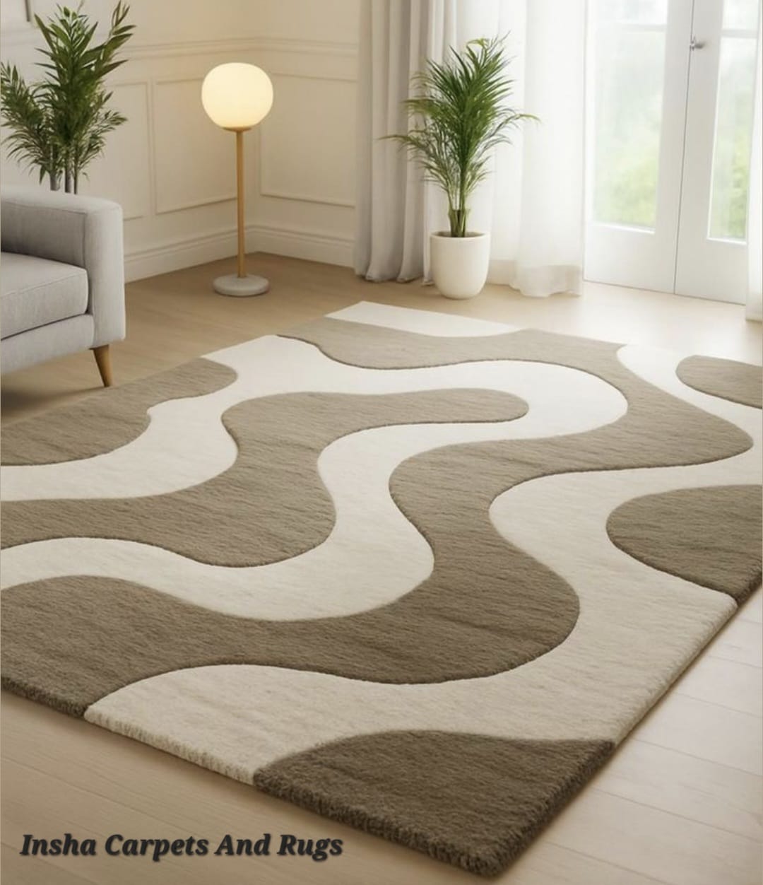 Hand tufted rugs (Per Sqrft ) by Insha Carpets and Rugs
