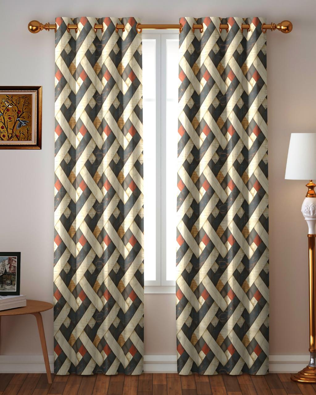 Digital Print Curtains by INDIAN HOME FAB