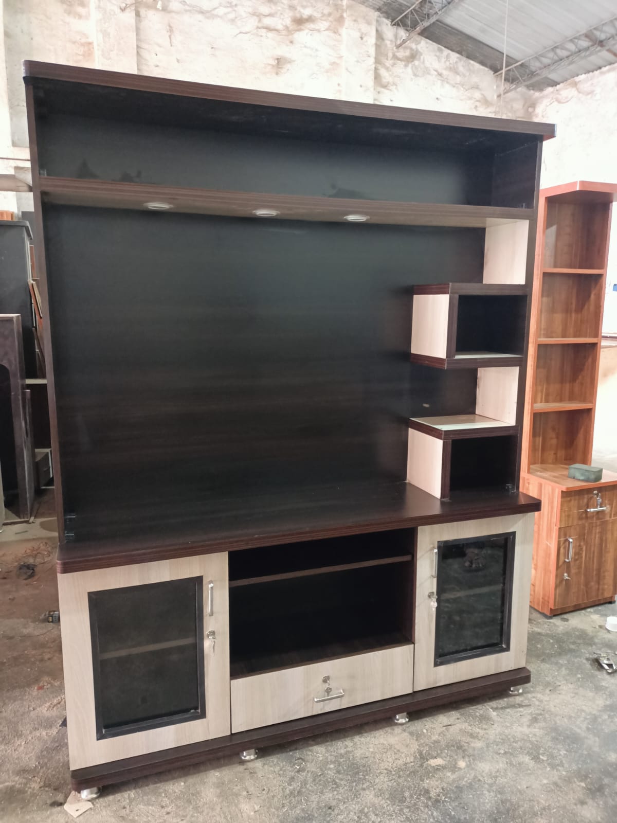 Wall Net TV Stand by Mohammed Zainulabideen