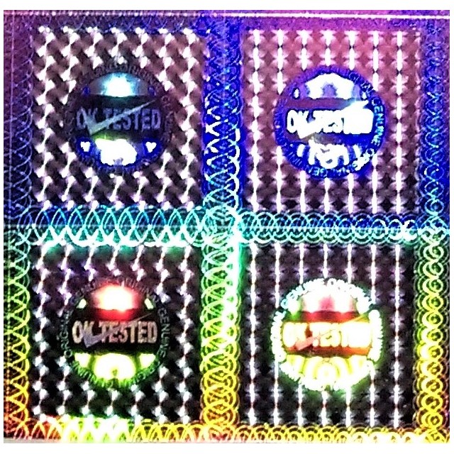 Verify Authenticity with Holographic Security Labels