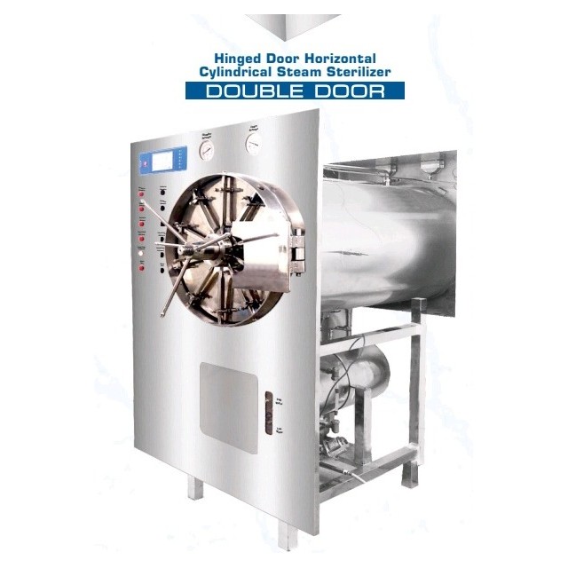 Hinged Door Horizontal Cylindrical Steam Sterilizer by ENLIGHT TECHNOLOGIES