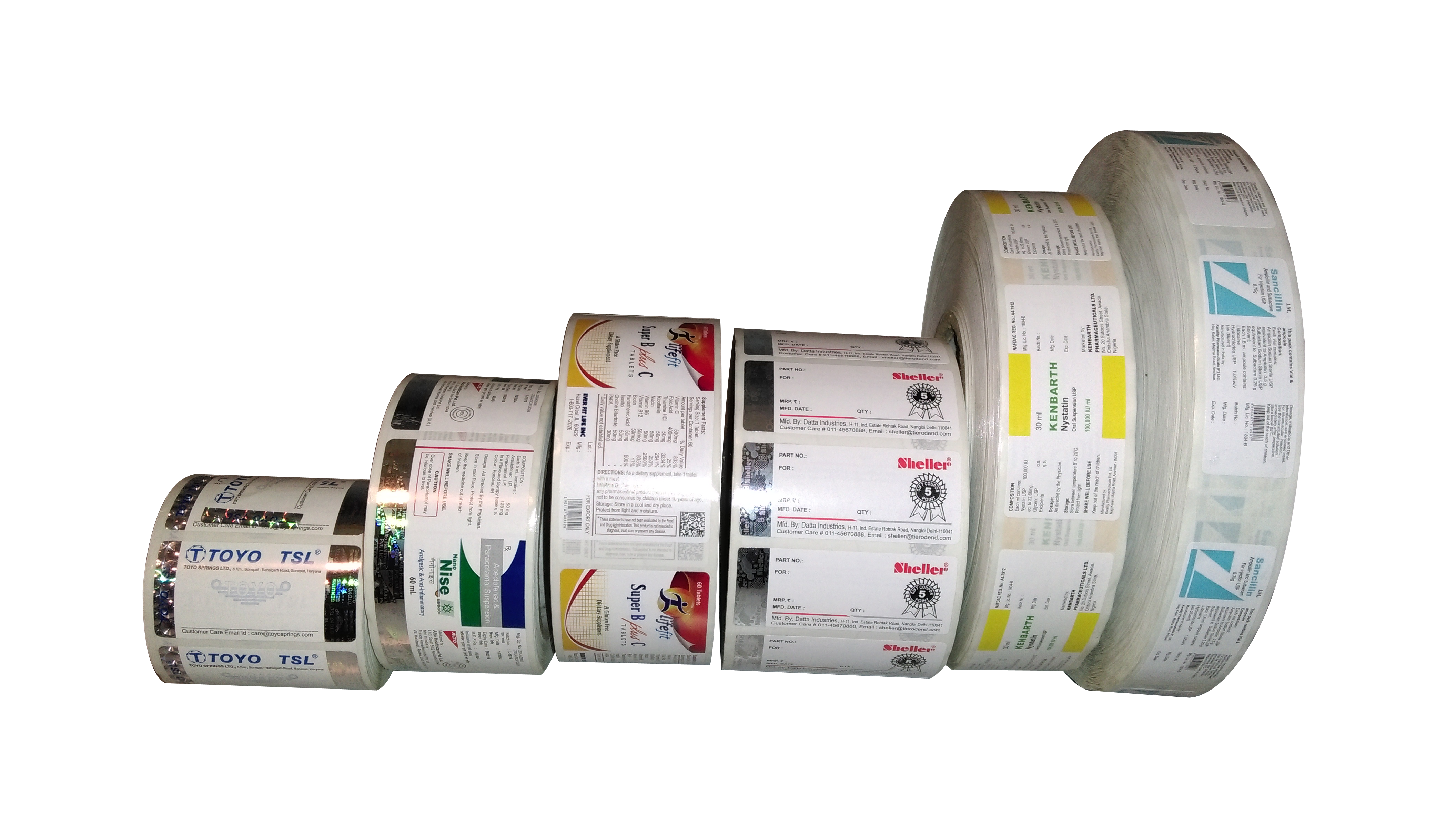 Efficient Roll Application for Hologram Security Labels