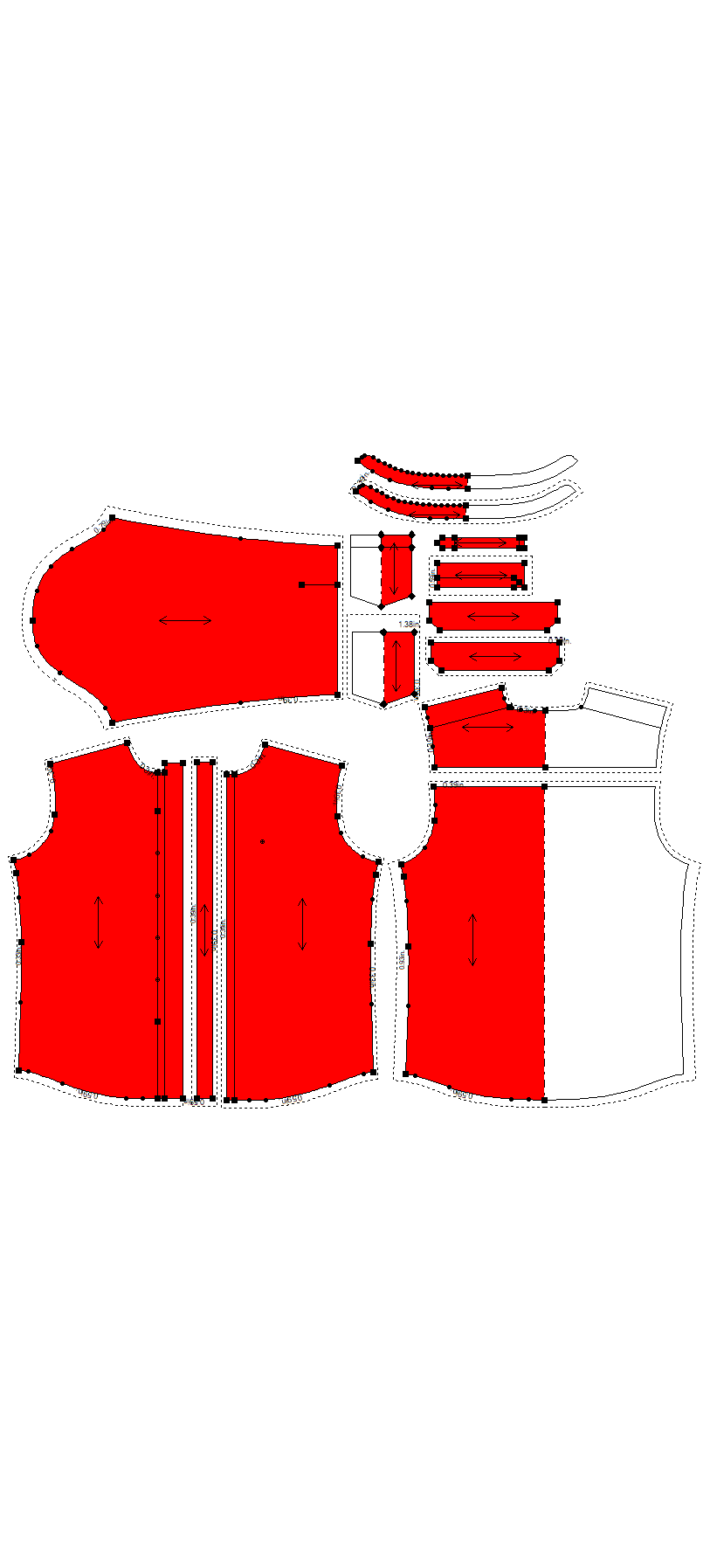 Garment Sewing Pattern and Base Pattern, Grading for Fashion Apparels, Brown Paper Printing by M/S. LEEAN APPARELS