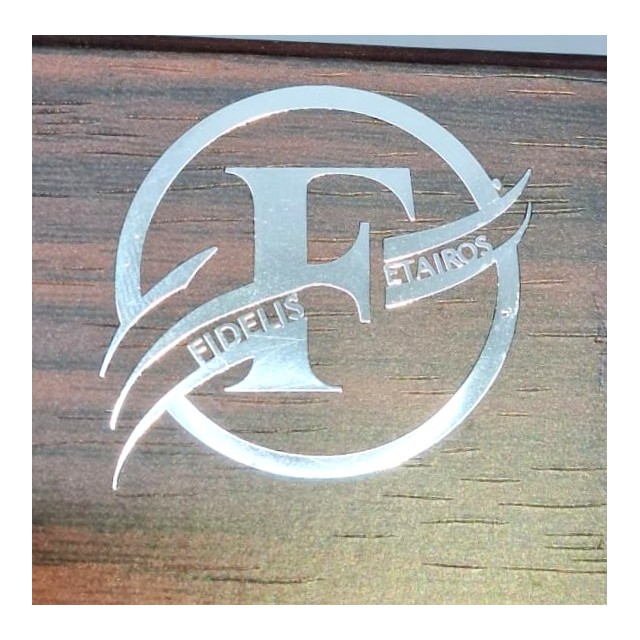 Custom Metal Stickers and Metallic Decals for Product Branding by FIDELIS ETAIROS INTERNATIONAL